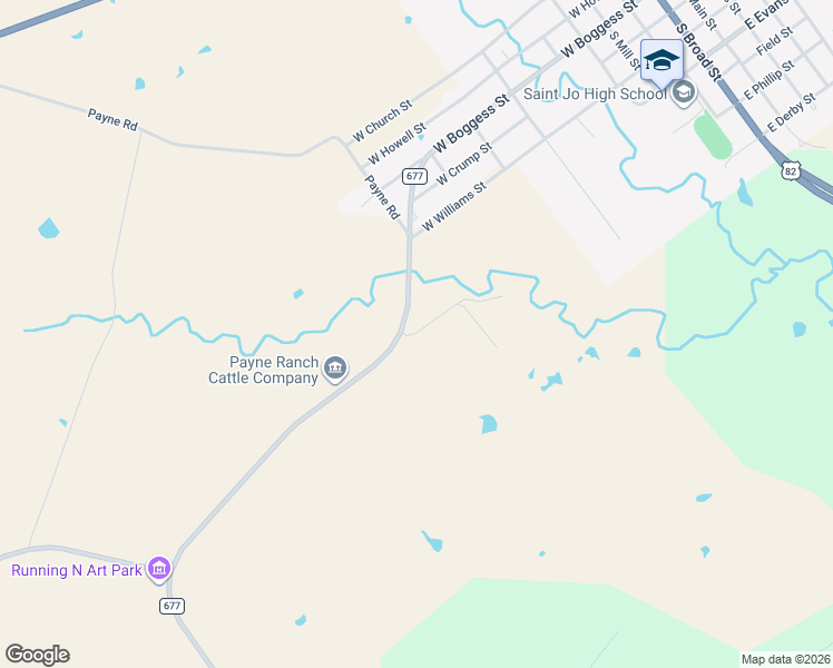 map of restaurants, bars, coffee shops, grocery stores, and more near in Montague County