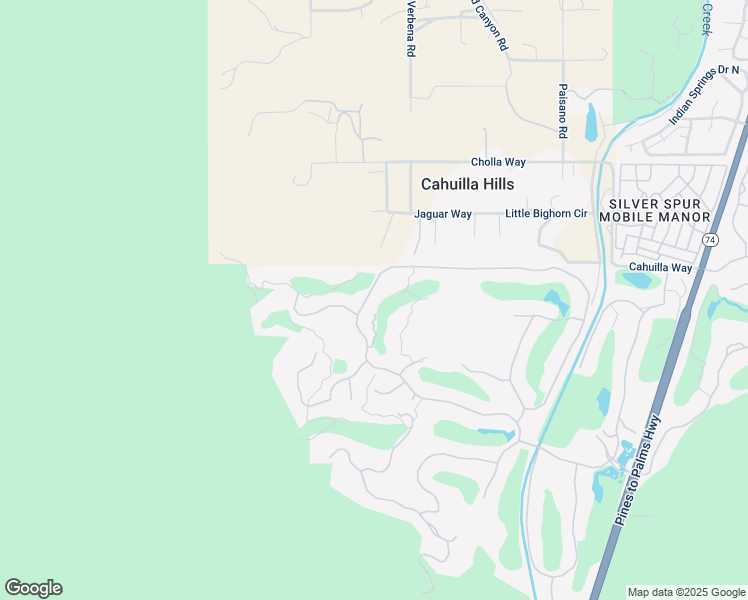 map of restaurants, bars, coffee shops, grocery stores, and more near 354 Metate Place in Palm Desert
