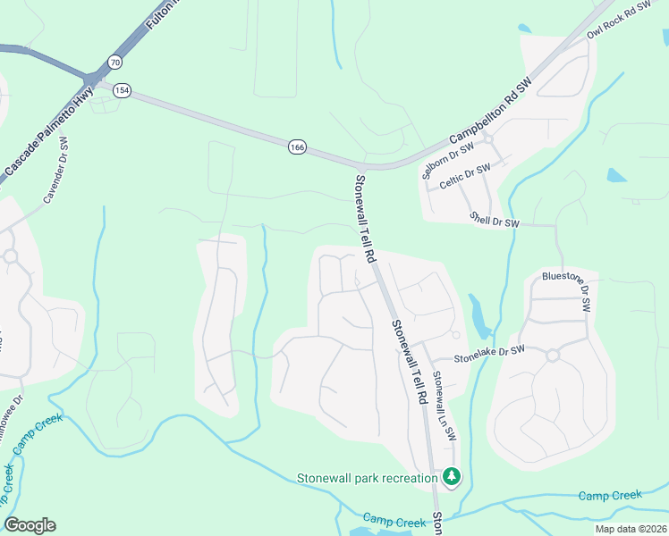map of restaurants, bars, coffee shops, grocery stores, and more near 2669 Waterdale Road in Atlanta
