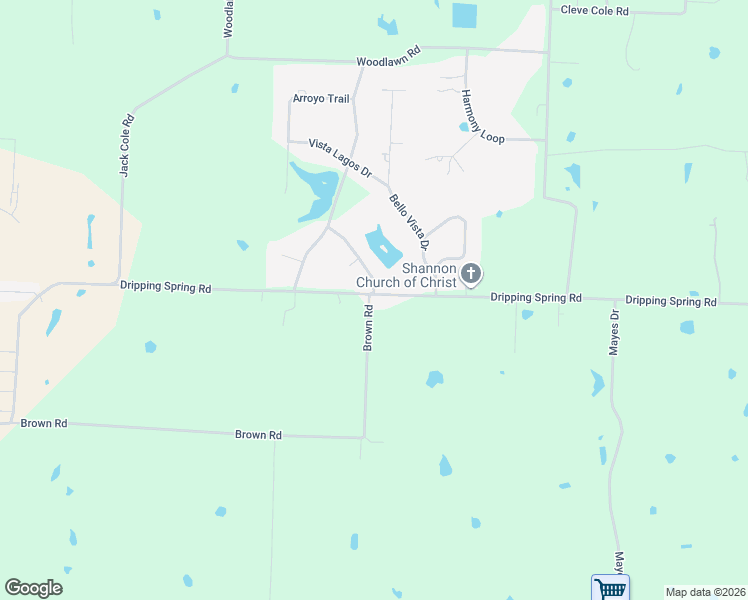 map of restaurants, bars, coffee shops, grocery stores, and more near 4730 Dripping Spring Road in Sherman
