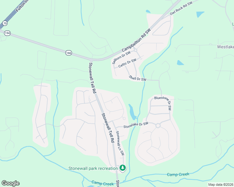 map of restaurants, bars, coffee shops, grocery stores, and more near 2642 Summit Parkway Southwest in Atlanta