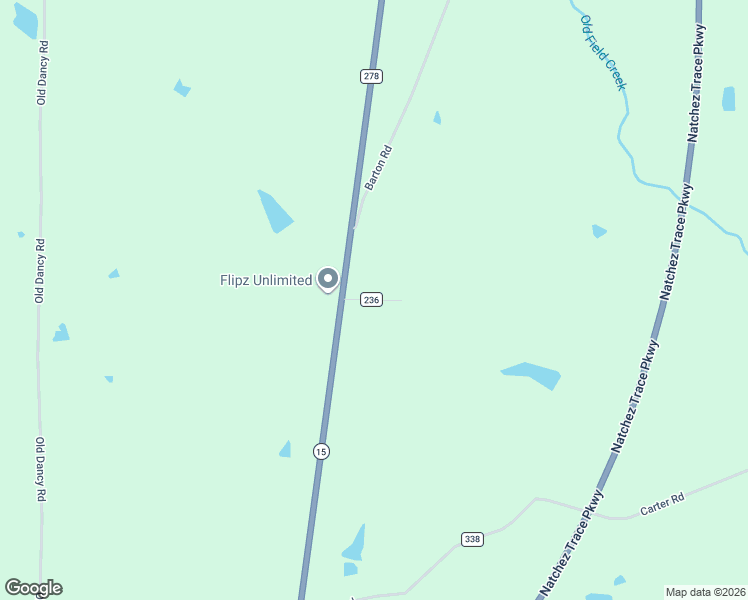 map of restaurants, bars, coffee shops, grocery stores, and more near Pate Road in Webster County