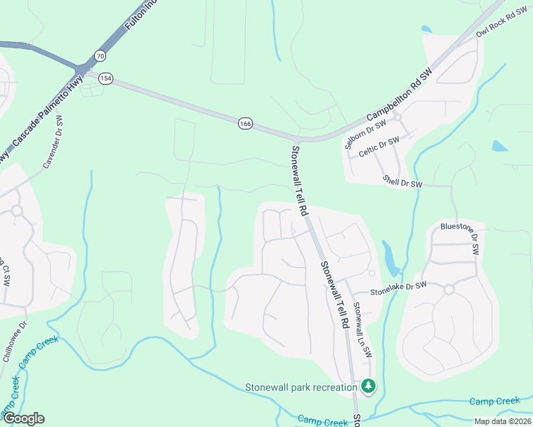 map of restaurants, bars, coffee shops, grocery stores, and more near 2669 Waterdale Road in Atlanta