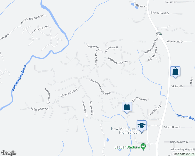 map of restaurants, bars, coffee shops, grocery stores, and more near 4485 Feather Way in Douglasville