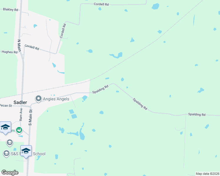 map of restaurants, bars, coffee shops, grocery stores, and more near 4231 Spalding Road in Sadler