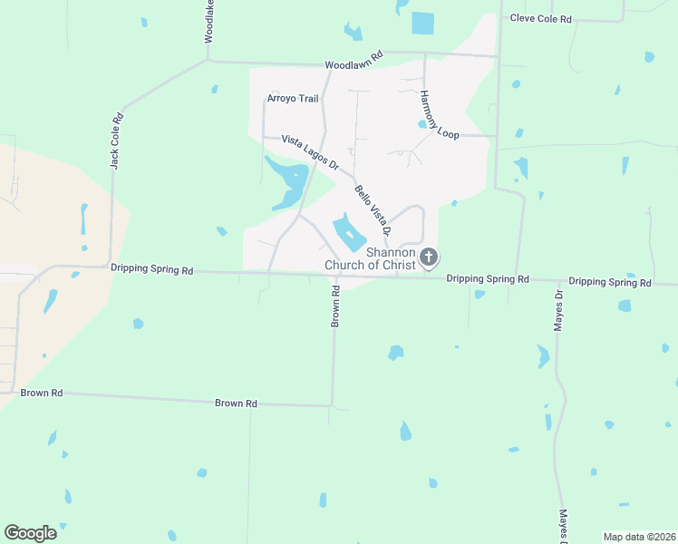 map of restaurants, bars, coffee shops, grocery stores, and more near 4730 Dripping Spring Road in Sherman