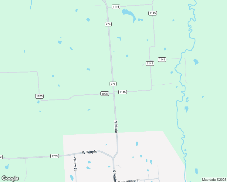 map of restaurants, bars, coffee shops, grocery stores, and more near 199 County Road 1145 in Ravenna
