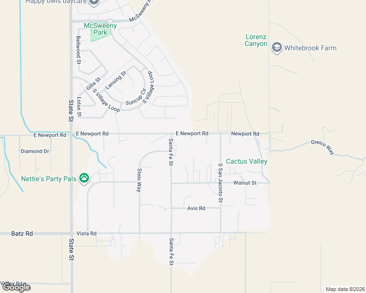 map of restaurants, bars, coffee shops, grocery stores, and more near 40091 Newport Road in Hemet