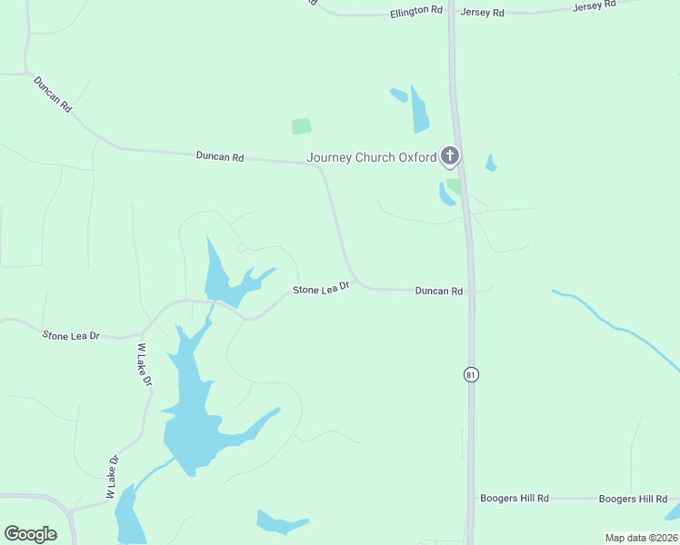map of restaurants, bars, coffee shops, grocery stores, and more near 3705 Stone Lea Drive in Oxford