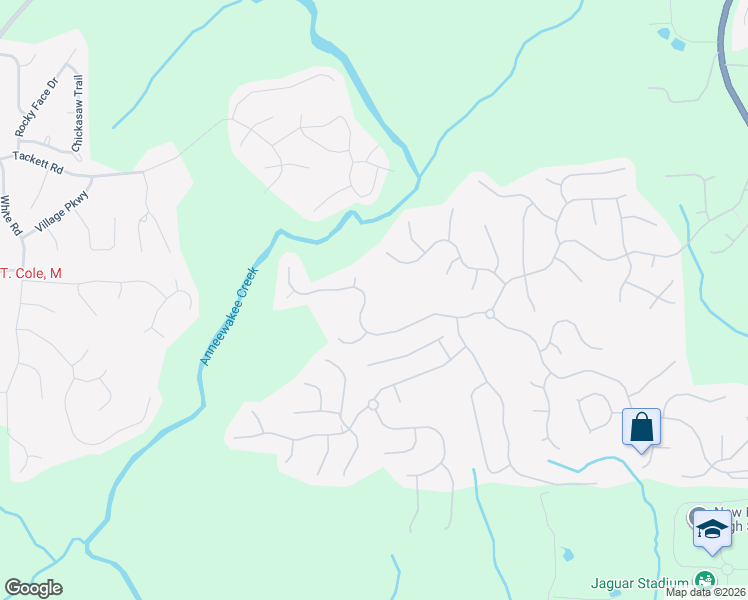 map of restaurants, bars, coffee shops, grocery stores, and more near 3290 Anneewakee Falls Parkway in Douglasville