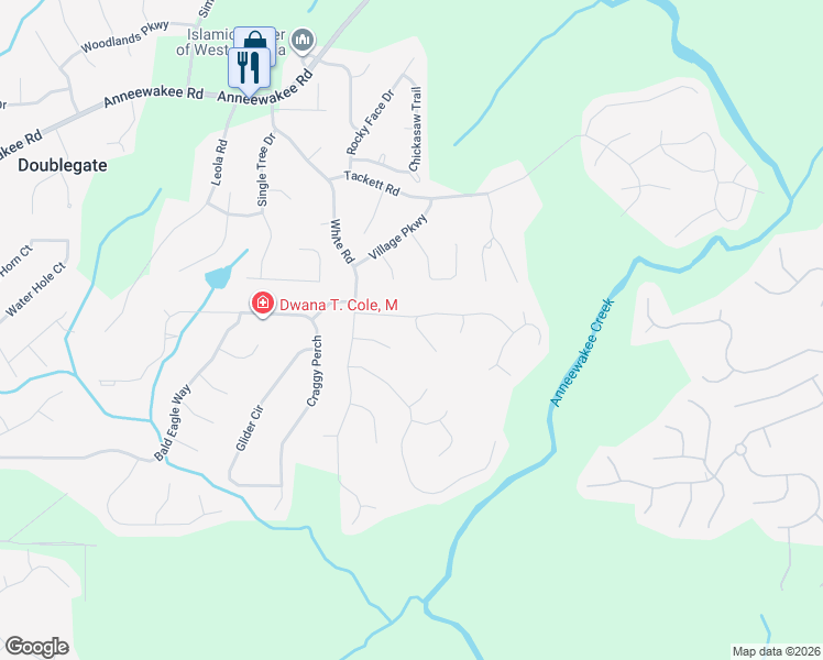 map of restaurants, bars, coffee shops, grocery stores, and more near 4421 Tuckahoe Court in Douglasville