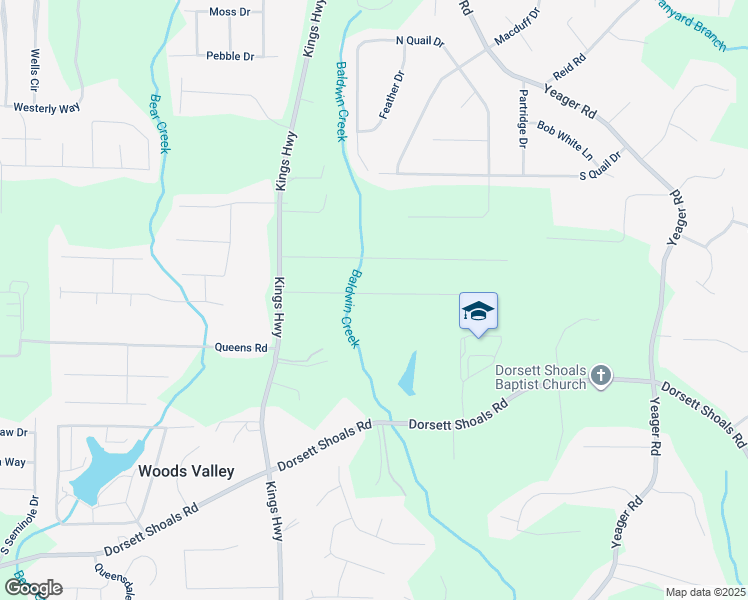 map of restaurants, bars, coffee shops, grocery stores, and more near 5965 South Bear Drive in Douglasville