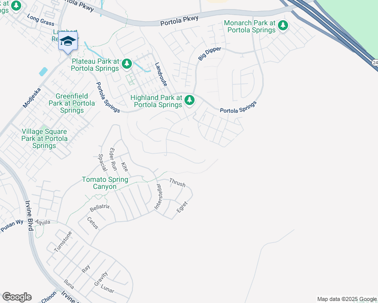map of restaurants, bars, coffee shops, grocery stores, and more near 111 Sunnybank in Irvine