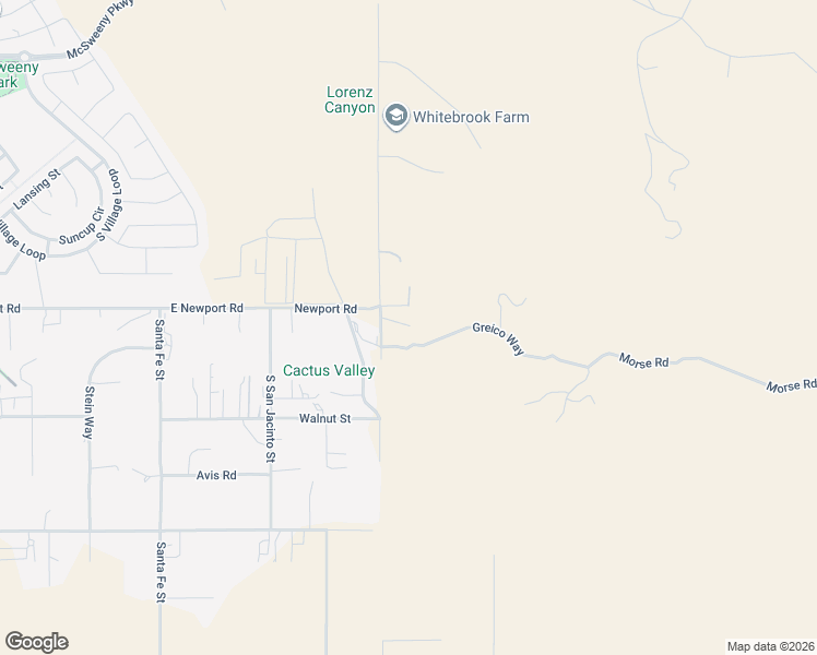 map of restaurants, bars, coffee shops, grocery stores, and more near 40570 Newport Road in Hemet