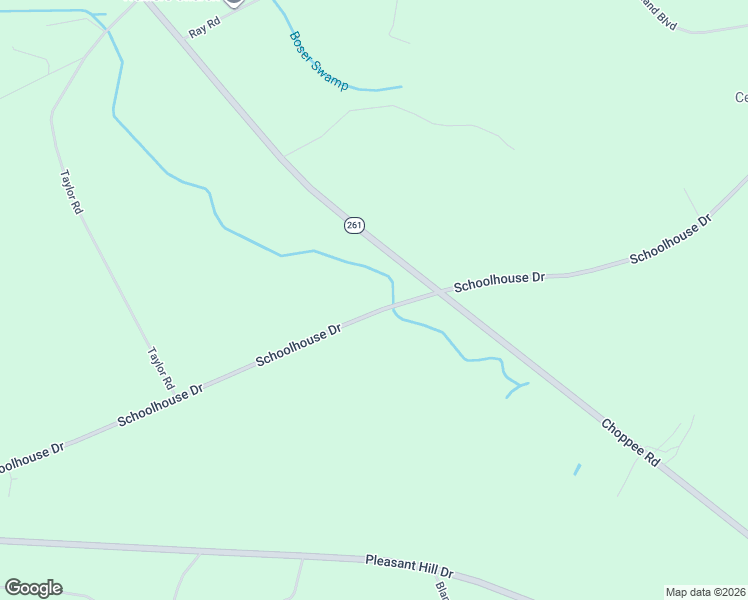 map of restaurants, bars, coffee shops, grocery stores, and more near 1289 Schoolhouse Drive in Hemingway