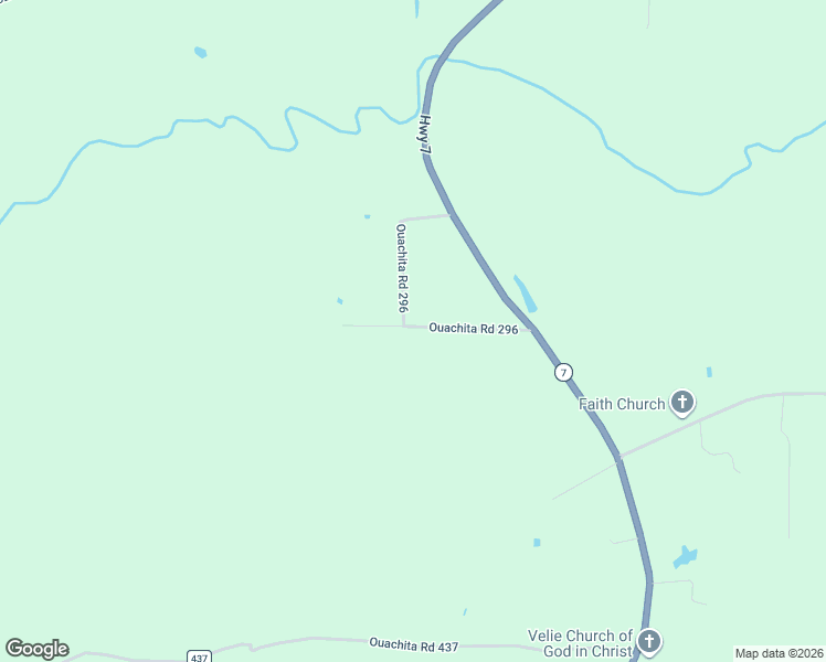map of restaurants, bars, coffee shops, grocery stores, and more near 149-199 Ouachita Road 296 in Camden