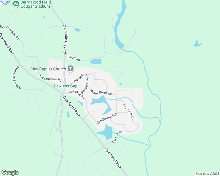 map of restaurants, bars, coffee shops, grocery stores, and more near 102 Morningside Drive in Trussville