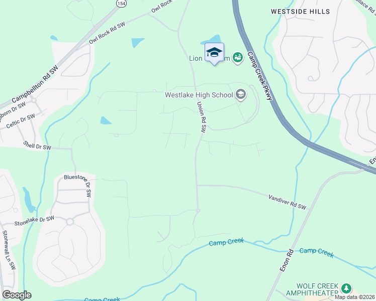 map of restaurants, bars, coffee shops, grocery stores, and more near 520 Angler Court Southwest in Atlanta