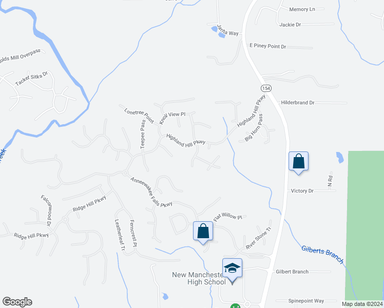 map of restaurants, bars, coffee shops, grocery stores, and more near 4365 Reserve Hill Crossing in Douglasville