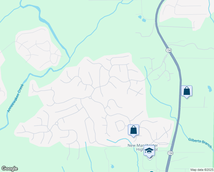 map of restaurants, bars, coffee shops, grocery stores, and more near 3075 Highland Hill Parkway in Douglasville