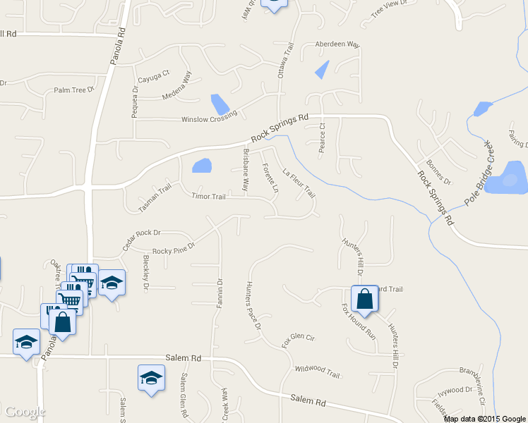 map of restaurants, bars, coffee shops, grocery stores, and more near 5492 La Fleur Trail in Lithonia
