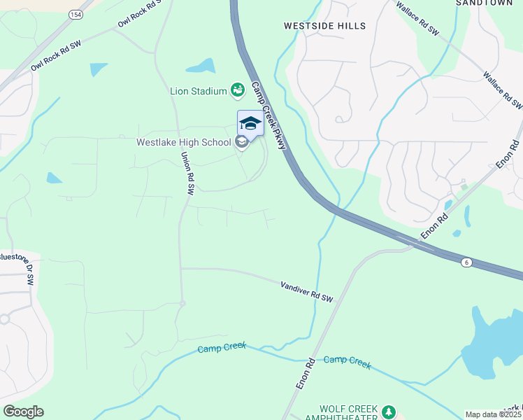 map of restaurants, bars, coffee shops, grocery stores, and more near 310 Poplar Way Southwest in Atlanta