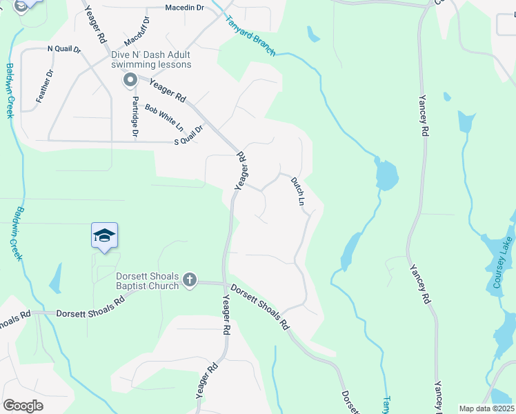 map of restaurants, bars, coffee shops, grocery stores, and more near 4317 Windmill Trce in Douglasville