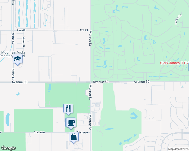 map of restaurants, bars, coffee shops, grocery stores, and more near 82011 Deniro Court in Indio
