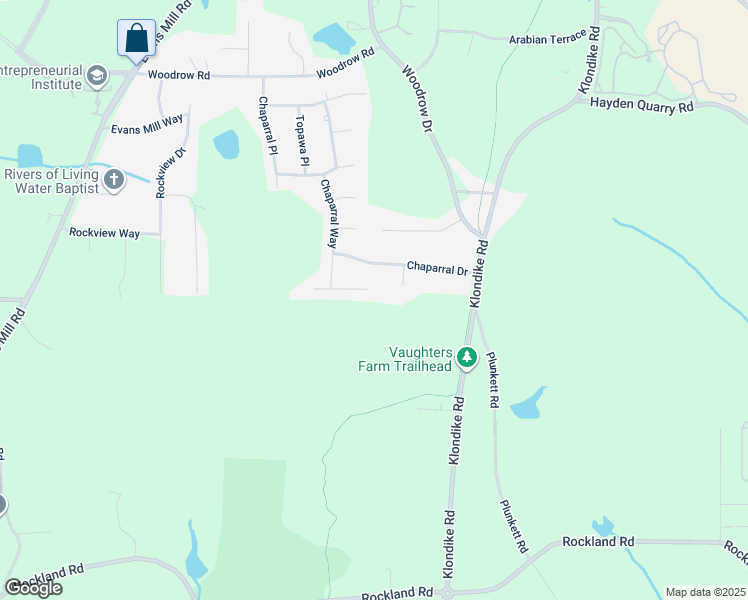 map of restaurants, bars, coffee shops, grocery stores, and more near 6648 Manoleta Drive in Stonecrest