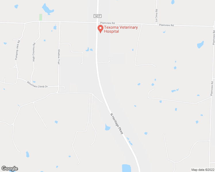map of restaurants, bars, coffee shops, grocery stores, and more near 4613 Farm to Market Road 1417 in Sherman