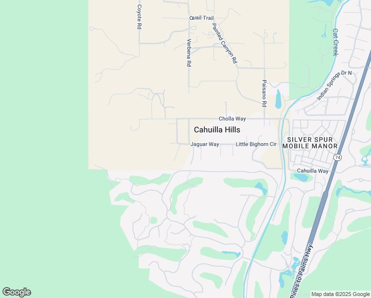 map of restaurants, bars, coffee shops, grocery stores, and more near Jaguar Way in Riverside County