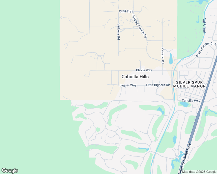 map of restaurants, bars, coffee shops, grocery stores, and more near 71475 Jaguar Way in Palm Desert
