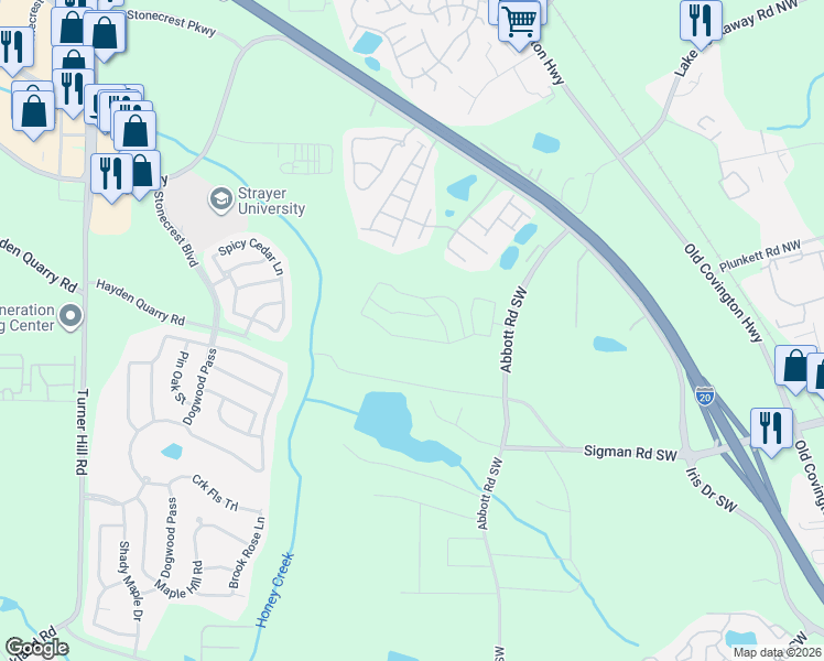 map of restaurants, bars, coffee shops, grocery stores, and more near in 