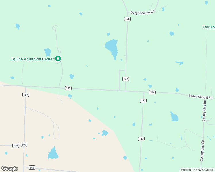 map of restaurants, bars, coffee shops, grocery stores, and more near 1189 County Road 165 in Whitesboro
