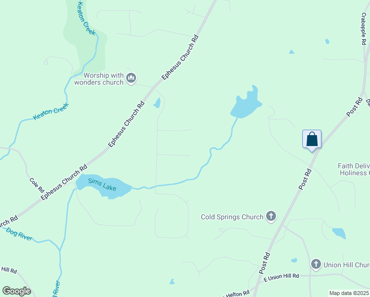 map of restaurants, bars, coffee shops, grocery stores, and more near 9012 Knotty Pine Trail in Villa Rica