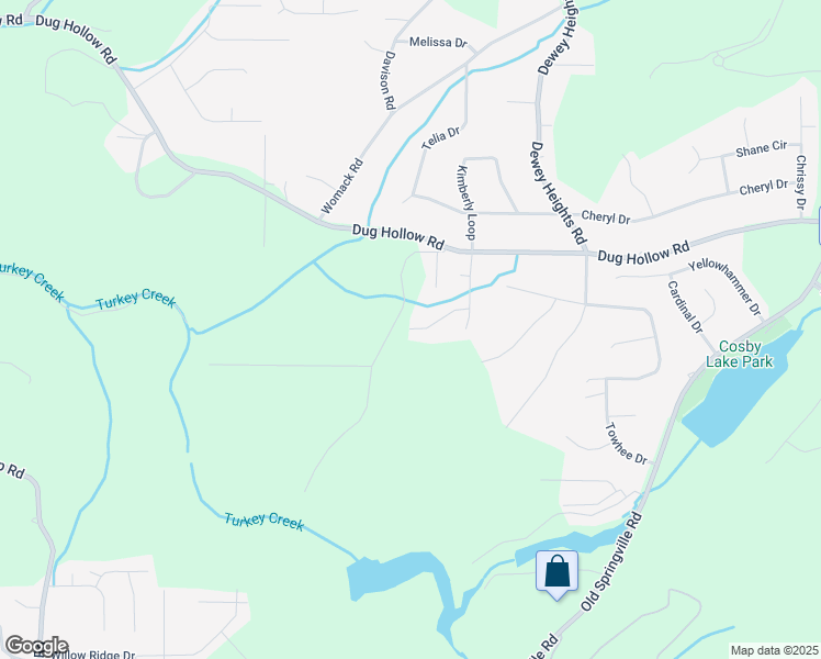 map of restaurants, bars, coffee shops, grocery stores, and more near 3121 Cobblestone Drive in Pinson