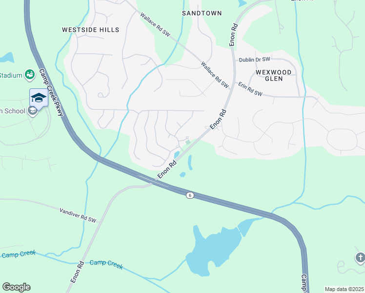 map of restaurants, bars, coffee shops, grocery stores, and more near 2558 Wyncreek Drive in Atlanta