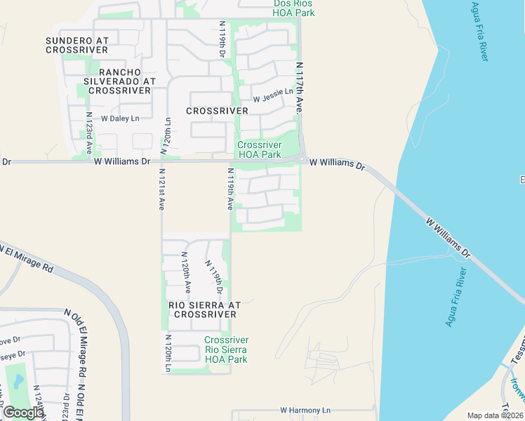 map of restaurants, bars, coffee shops, grocery stores, and more near 11751 West Foothill Drive in Sun City