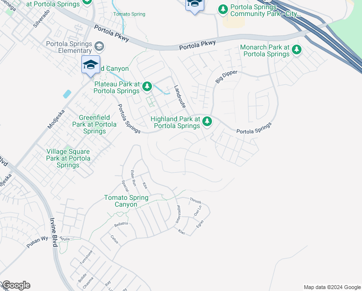map of restaurants, bars, coffee shops, grocery stores, and more near 137 Hyperion in Irvine