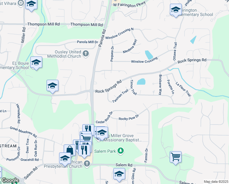 map of restaurants, bars, coffee shops, grocery stores, and more near in Lithonia