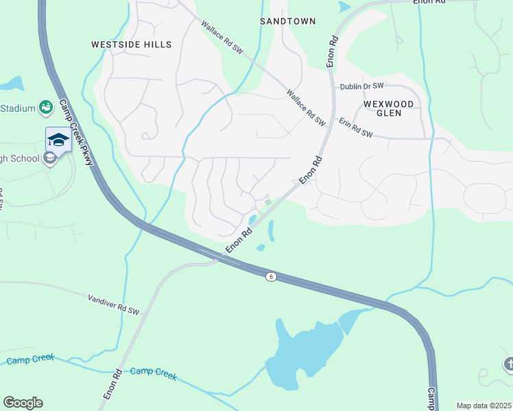 map of restaurants, bars, coffee shops, grocery stores, and more near 2523 Wyncreek Drive in Atlanta