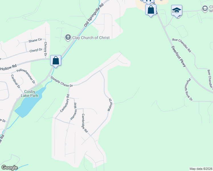 map of restaurants, bars, coffee shops, grocery stores, and more near 6387 Walnut Drive in Bradford