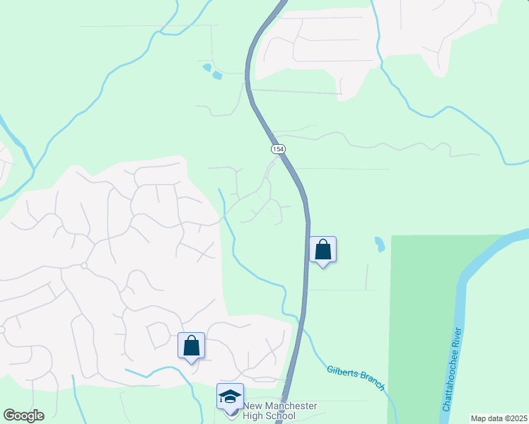 map of restaurants, bars, coffee shops, grocery stores, and more near 4300 Big Horn Pass in Douglasville
