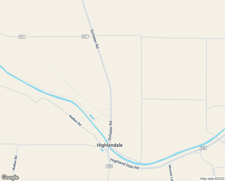 map of restaurants, bars, coffee shops, grocery stores, and more near 8960 County Road 543 in Schlater