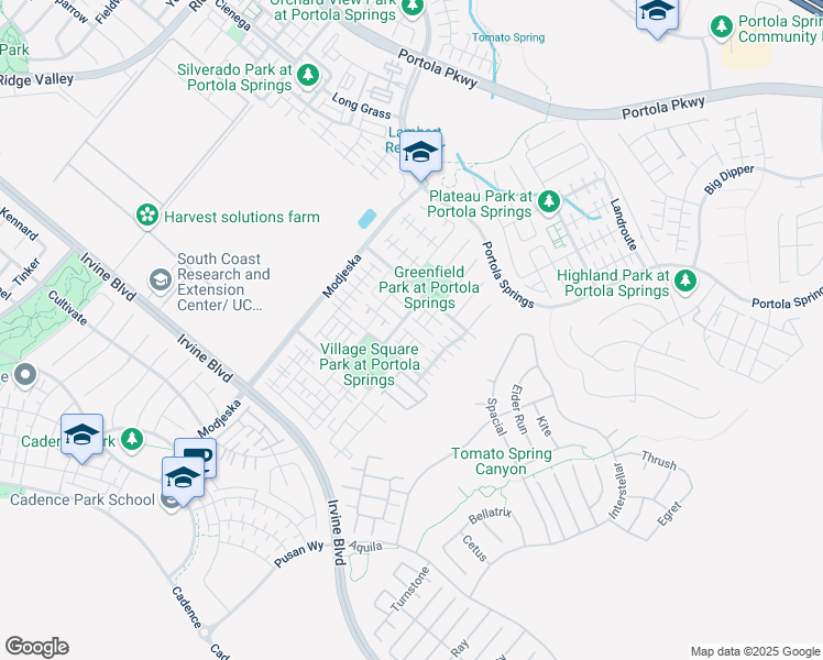 map of restaurants, bars, coffee shops, grocery stores, and more near 148 Nature Walk in Irvine