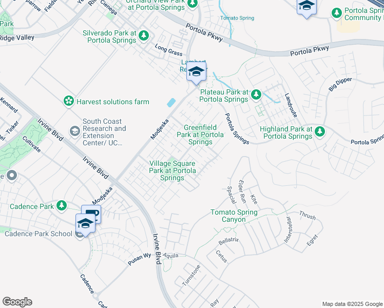 map of restaurants, bars, coffee shops, grocery stores, and more near 148 Nature Walk in Irvine
