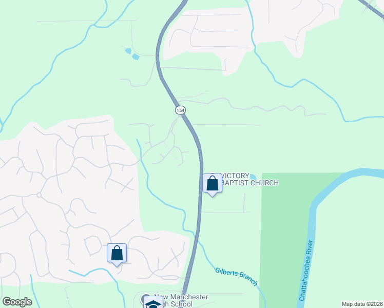 map of restaurants, bars, coffee shops, grocery stores, and more near 4232 Basinside Court in Douglasville