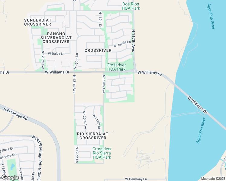 map of restaurants, bars, coffee shops, grocery stores, and more near 11837 West Foothill Drive in Sun City