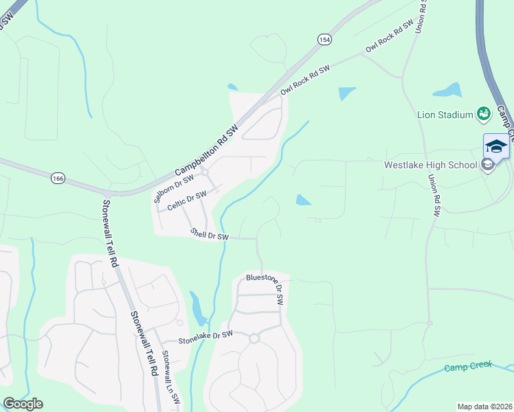 map of restaurants, bars, coffee shops, grocery stores, and more near 2462 Wrangler Drive in Atlanta