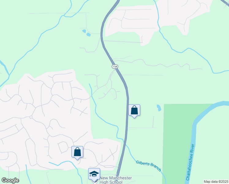 map of restaurants, bars, coffee shops, grocery stores, and more near 2625 Thunder Basin Way in Douglasville